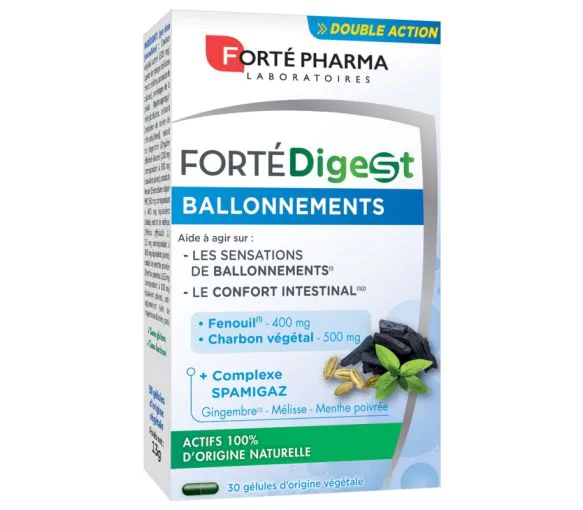 Forté Digest ballonnements Forté Pharma - boîte de 30 gélules