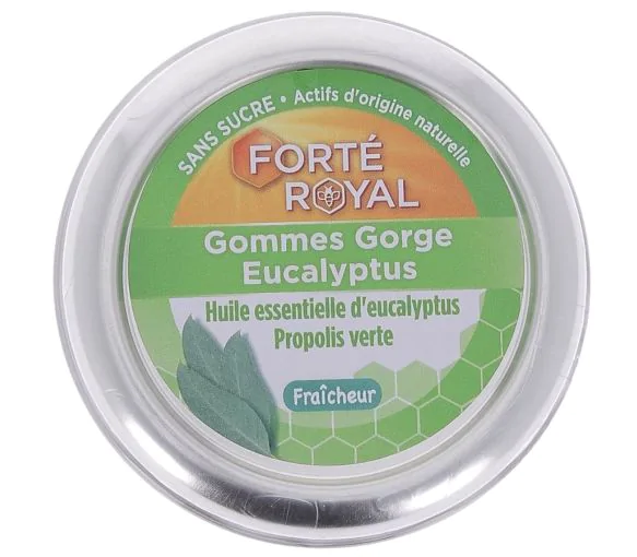 Forté Royale Gommes Gorge Eucalyptus Fraicheur Forté Pharma - boite de 45 g