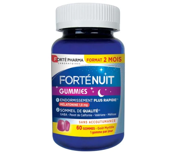 FortéNuit Forté Pharma - pot de 60 gummies