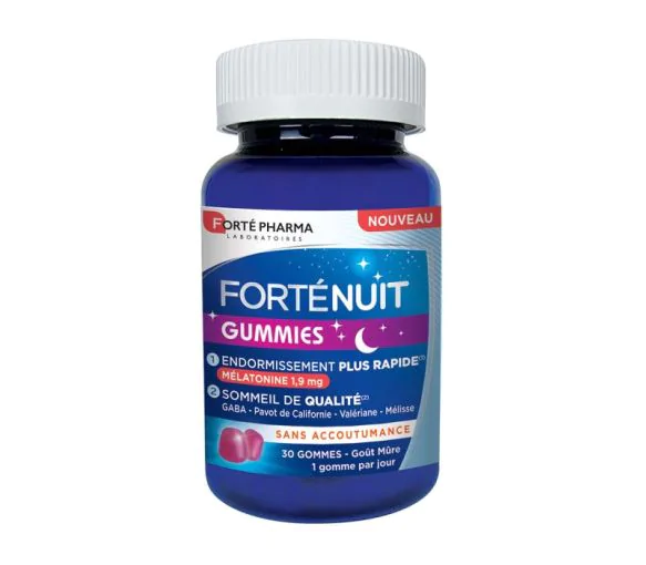 FortéNuit Gummies Forté Pharma - boîte de 30 gommes