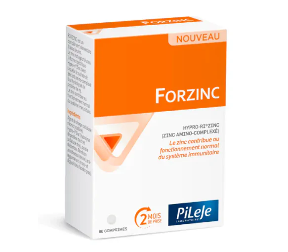 Forzinc Pileje - boîte de 60 comprimés