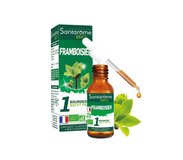 Framboisier Bourgeon bio Santarome - flacon-pipette de 30ml