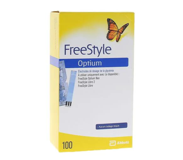 Freestyle Optium - boîte de 100 électrodes