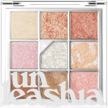 UNLEASHIA Glitterpedia Eye Shadow Palette Point Makeup Vegan Korean Cosmetics Matte Glitter Shimmer Pearl Daily Party Sparkling No.1 All of Glitter