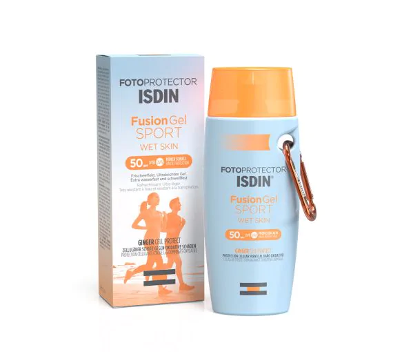 Fusion gel sport wet skin SPF 50 Fotoprotector Isdin - flacon de 100 ml