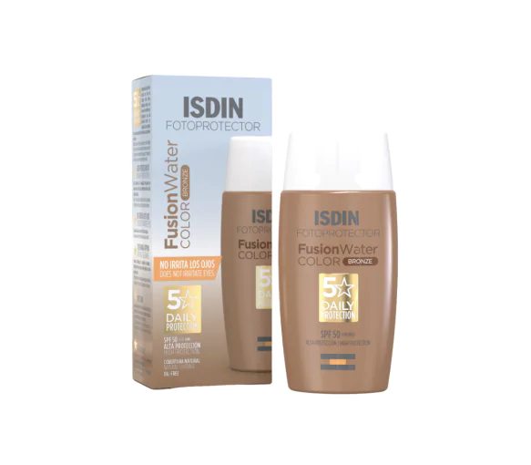 Fusion water color bronze SPF 50 Fotoprotector Isdin - flacon de 50 ml