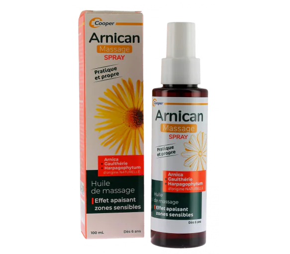 Arnican huile de massage Cooper - spray de 100ml