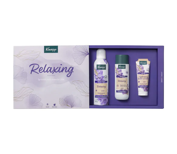 Coffret de luxe Relaxing Kneipp - coffret de 3 produits