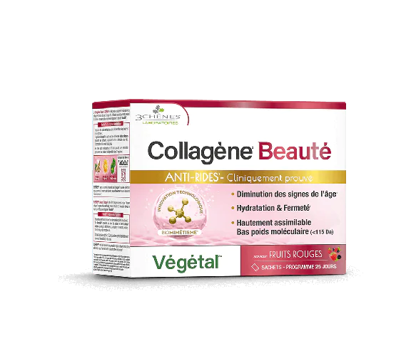 Collagène beauté végétal Les 3 Chênes - boite de 25 sachets