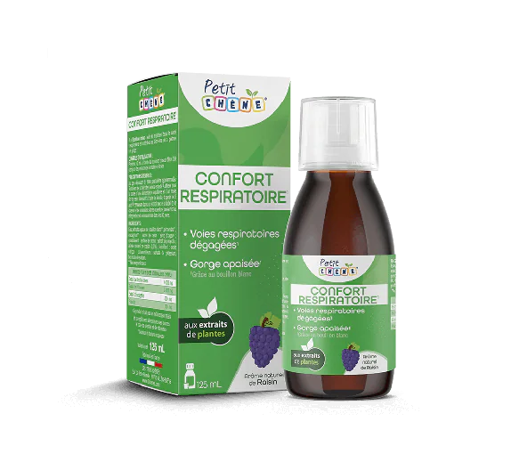 Petit Chêne Confort Respiratoire Les 3 Chênes - flacon de 125ml