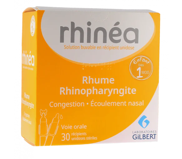 Rhinéa rhume et rhinopharyngite Gilbert - 30 récipients unidoses de 1ml