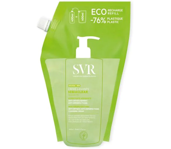 Sebiaclear crème lavante SVR - recharge de 400ml