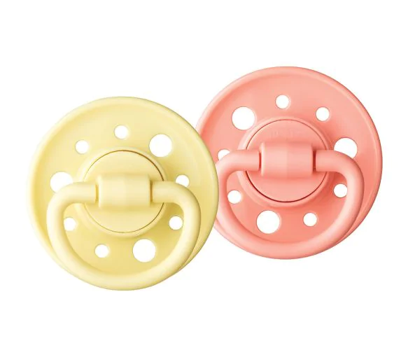 Gaïa Sucette ronde caoutchouc naturel 6-36 mois Dodie - lot de 2 sucettes