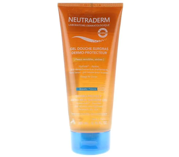 Gel douche surgras dermo-protecteur Neutraderm - tube de 200ml