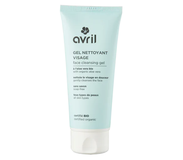 Gel nettoyant visage bio Avril - tube de 100 ml