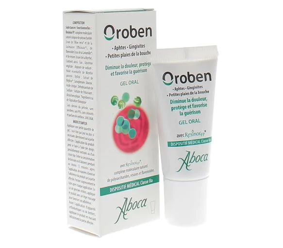 Gel oral oroben plaies de la bouche Aboca - tube de 15 ml