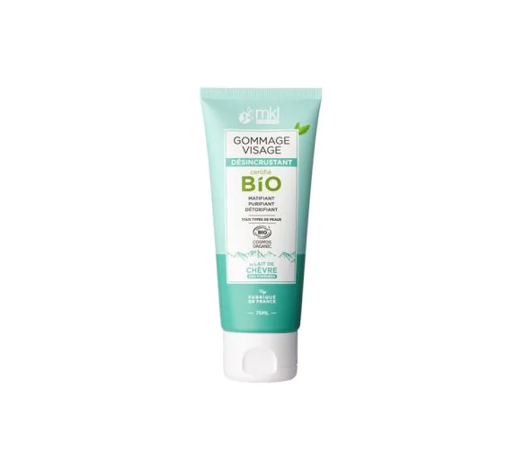 Gommage visage désincrustant MKL Green Nature - tube de 75ml