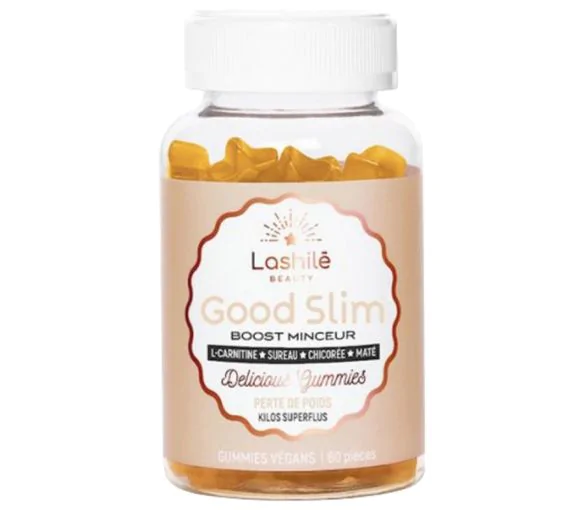 Good Slim boost minceur Lashilé Beauty - boîte de 60 gummies végans