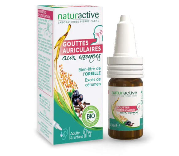 Gouttes auriculaires aux essences Naturactive - flacon de 10 ml