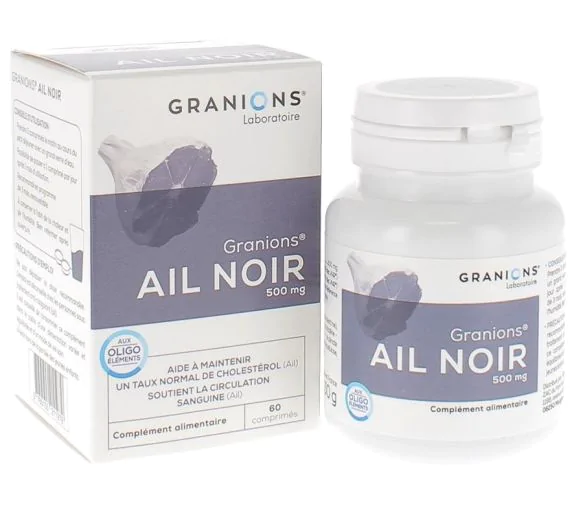 Granions Ail Noir 500 mg - boîte de 60 comprimés