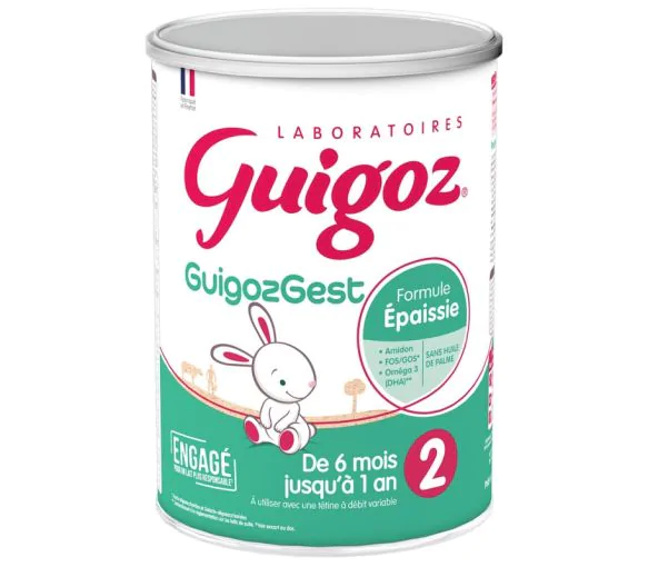 Guigoz Gest Formule épaissie lait 2ème âge - pot de 780 g