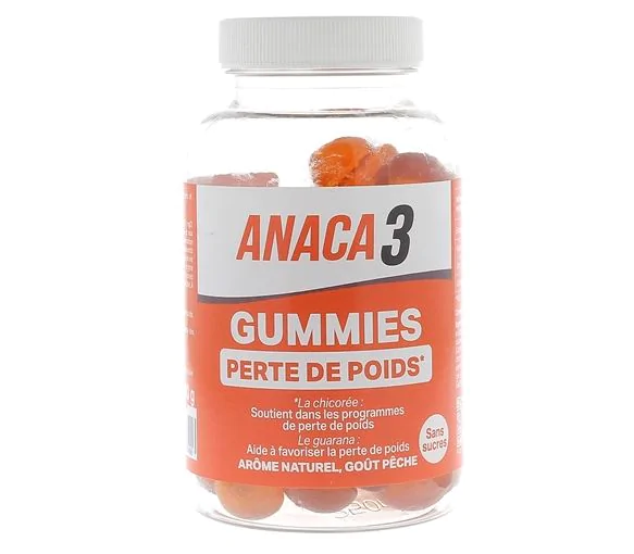 Gummies Perte de poids Anaca3 - pot de 60 gummies