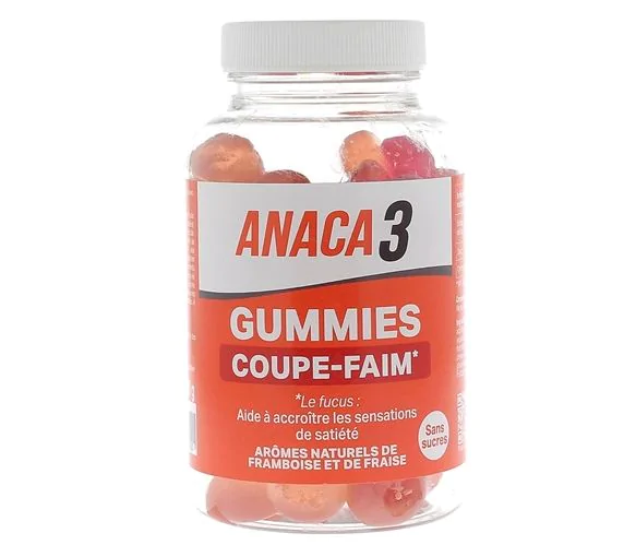 Gummies coupe-faim Anaca3 - pot de 60 gummies