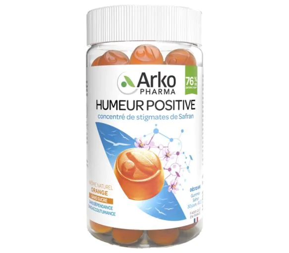 Gummies humeur positive Arkopharma - pot de 60 gommes