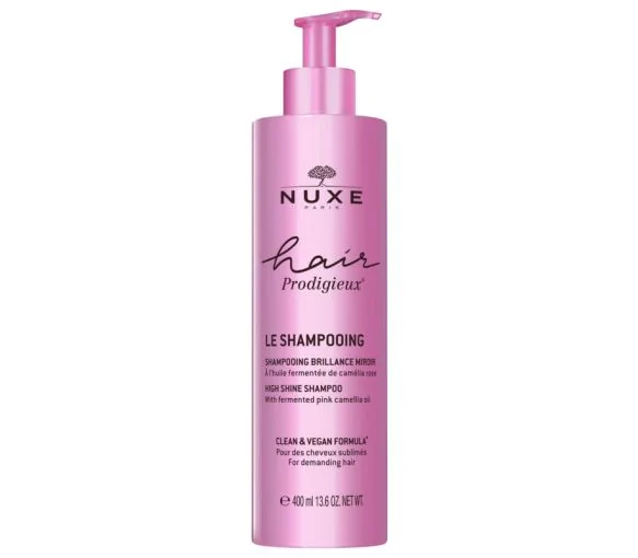 Hair Prodigieux Le Shampoing brillance miroir Nuxe - flacon-pompe de 400ml