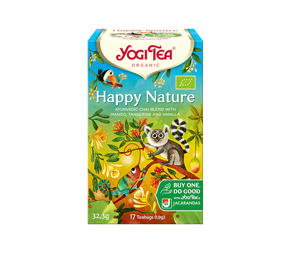 Happy Nature Infusion bio Yogi Tea - boîte de 17 sachets
