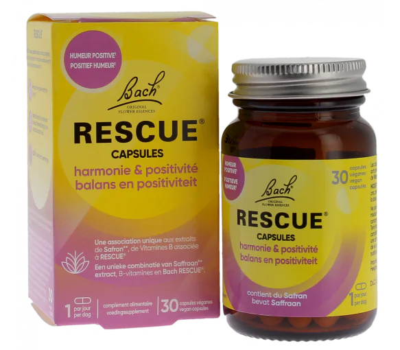 Harmonie et positivité Rescue - pot de 30 capsules