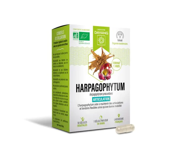 Harpagophytum bio sphère articulaire Dayang - boîte de 30 gélules
