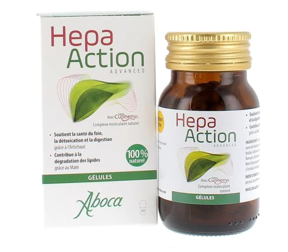 Hepa action advanced Aboca - flacon de 50 gélules