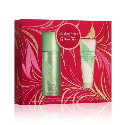 Elizabeth Arden Green Tea Gift Set: Green Tea Scent + Honey Drops Body Cream , Gift Box 100ml pour femme
