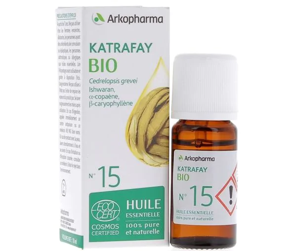 Huile Essentielle Katrafay Bio n°15 Arkopharma - flacon de 10 ml