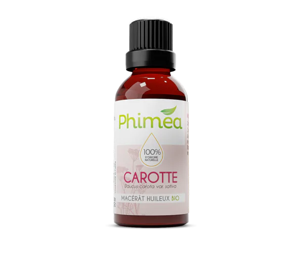 Huile de carotte bio Phimea - flacon de 50 ml