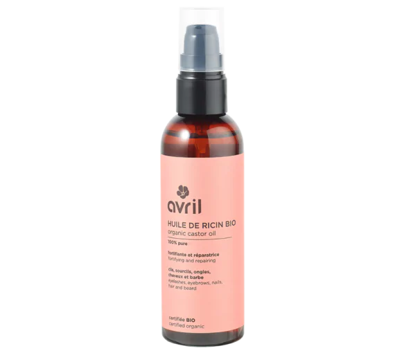 Huile de ricin bio Avril - flacon-pompe de 100ml