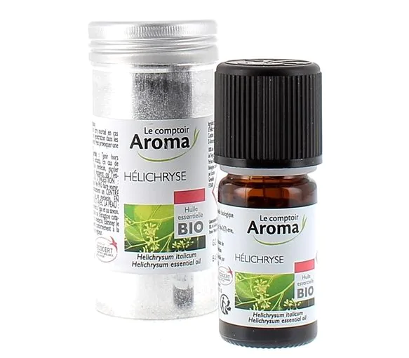 Huile essentielle Hélichryse bio Le Comptoir Aroma - flacon de 5ml