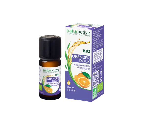 Huile essentielle Oranger doux bio Naturactive - flacon de 10 ml