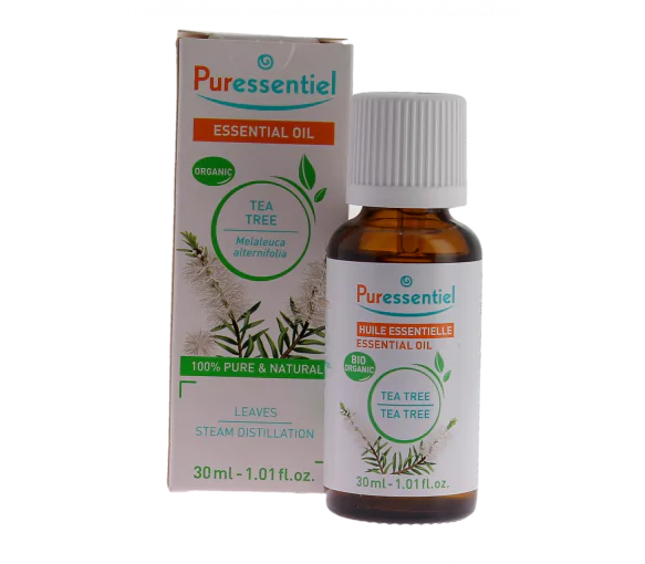 Huile essentielle Tea Tree bio Puressentiel - flacon compte-goutte de 30 ml