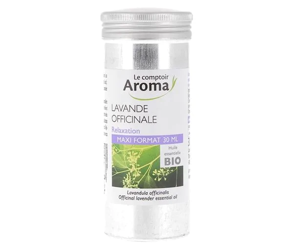 Huile essentielle de Lavande officinale bio Le Comptoir Aroma - flacon de 30ml