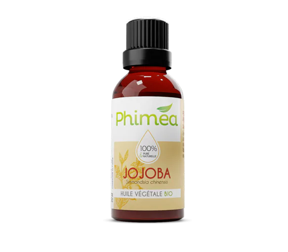 Huile végétale de jojoba bio Phimea - flacon de 50 ml