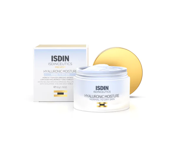 Hyaluronic Moisture peau normale à sèche Isdin - pot de 50 ml