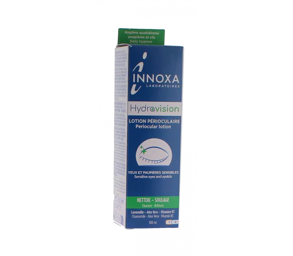 Hydravision lotion périoculaire yeux et paupières sensibles Innoxa - flacon de 100ml