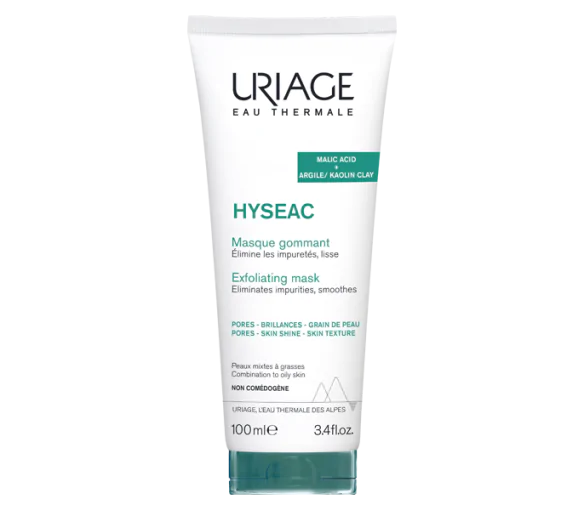 Hyséac masque gommant Uriage - tube de 100 ml
