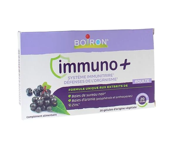 Immuno+ Boiron - boîte de 20 gélules