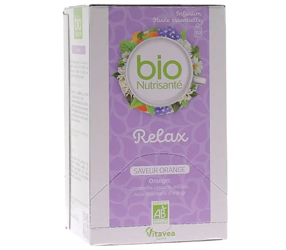 Infusion Relax bio Nutrisanté - 20 sachets