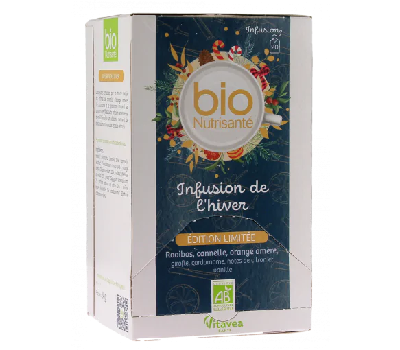 Infusion de l'hiver bio Vitavea - boite de 20 sachets