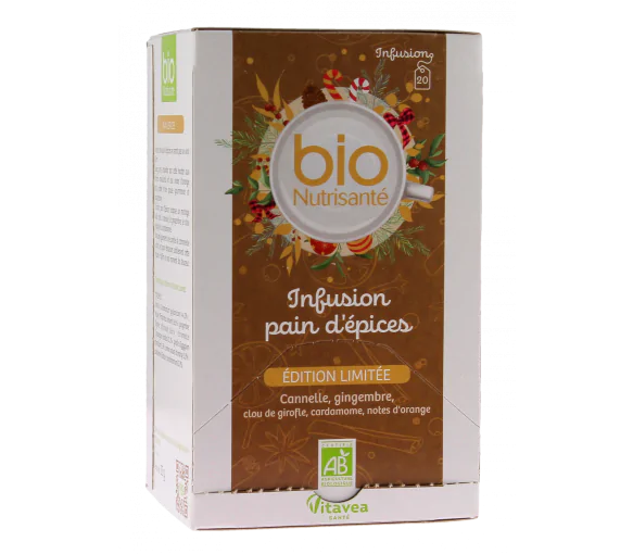 Infusion pain d'épices Vitavea - boite de 20 sachets