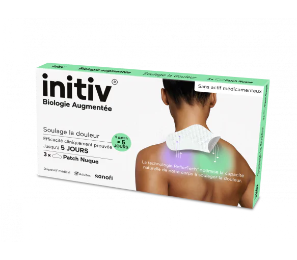 Initiv Patch nuque anti-douleur Sanofi - boîte de 3 patchs
